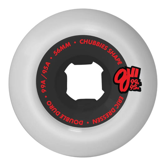 56mm 99a/95a Double Duro Dressen Rose Skull