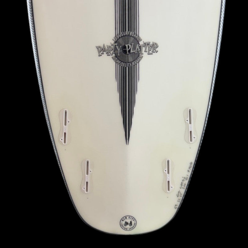 5'9" Party Platter, Black Dart, 40.1L