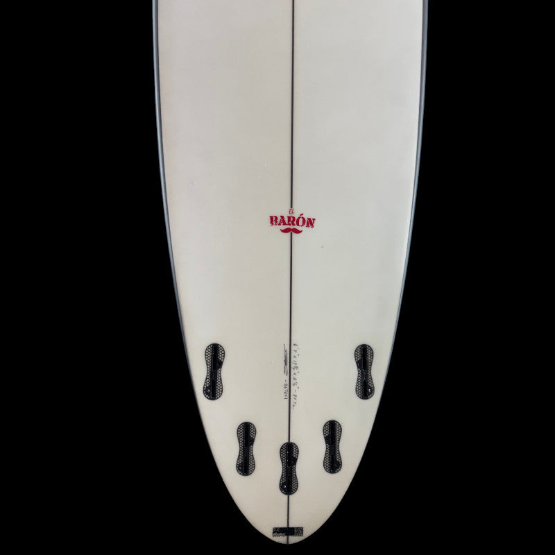 6'4" El Baron, epoxy, 34.4L