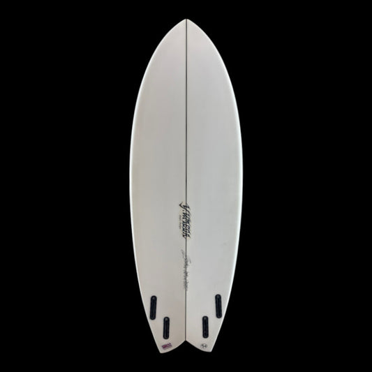 5'5" Quad Fish, pu, 30L