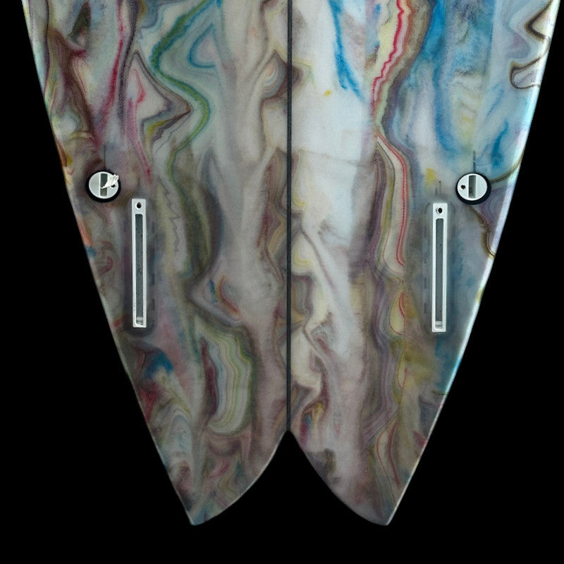 6'8" Long Fish Twinzer, pu
