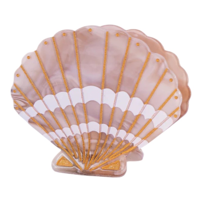 San Clemente Scallop Seashell Hair Clip