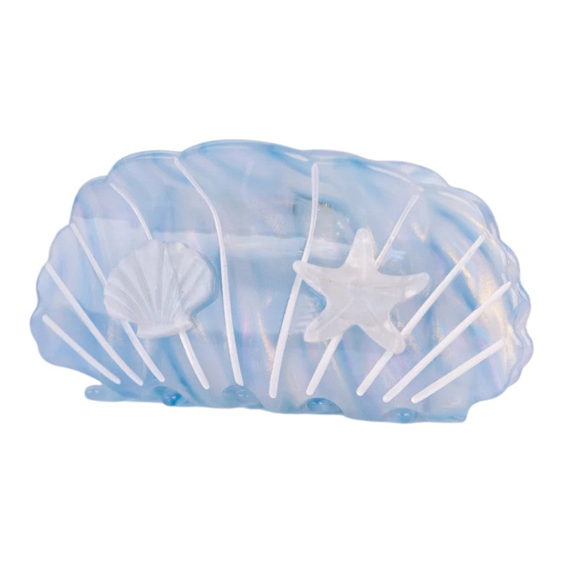 Solana Beach Seashell & Starfish Hair Clip