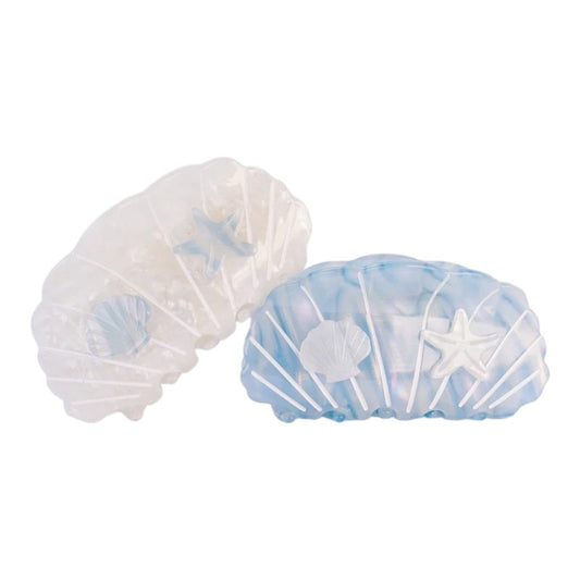 Solana Beach Seashell & Starfish Hair Clip