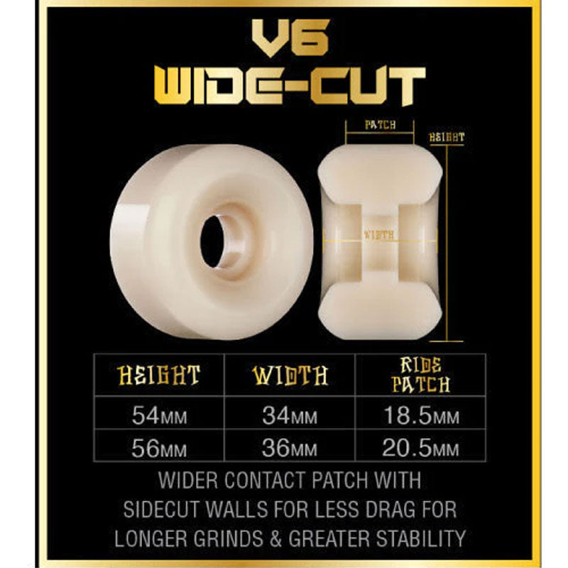 54mm 99a V6 X-Formula Wide Cut