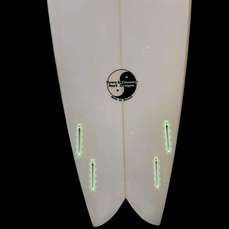 7'2" Quad Fish, pu, With Fins