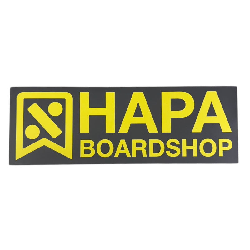 9" Hapa Boardshop bumper sticker