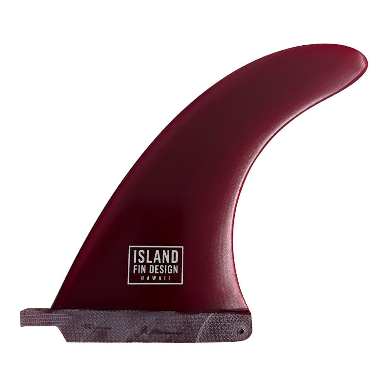 island fin hawaii single fin ahi red