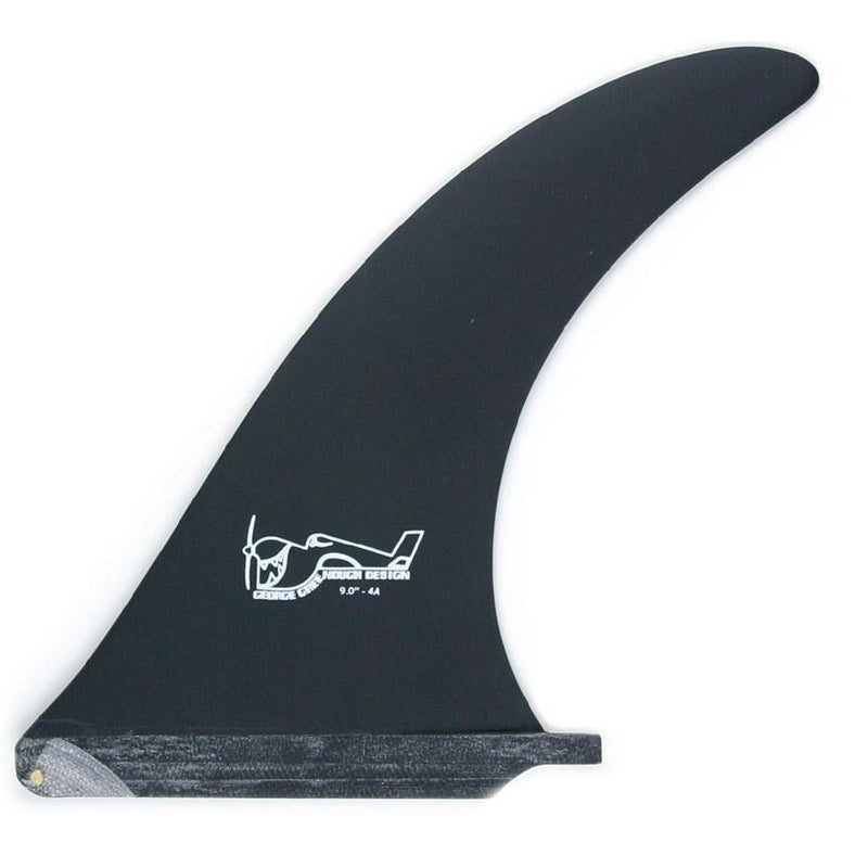 True Ames George Greenough 4A 7" single fin longboard black