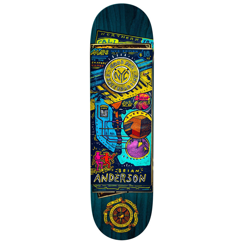 8.75 Brian Anderson maps to the skaters homes