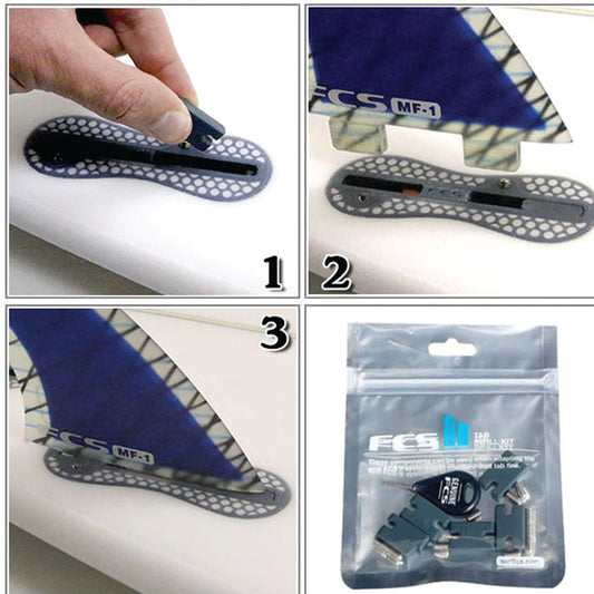 fcs tab infill fin kit grub screw how to