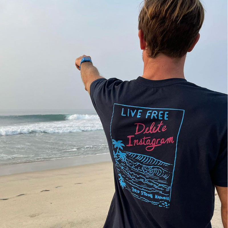 Delete Instagram Tee by Drew Toonz