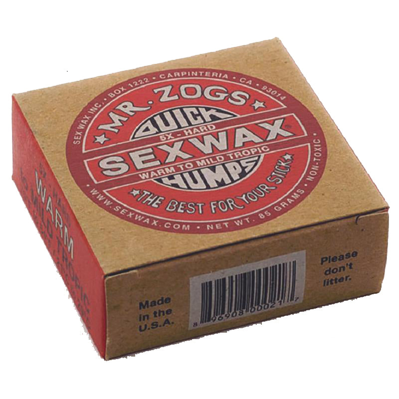 sex wax red warm water surf wax