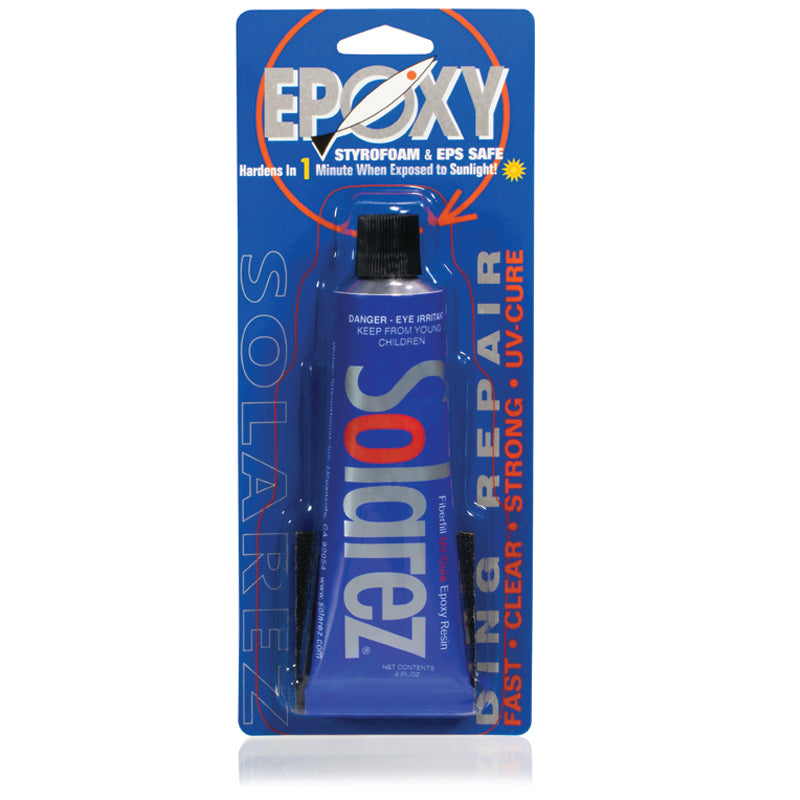 solarez epoxy ding repair tube yellow