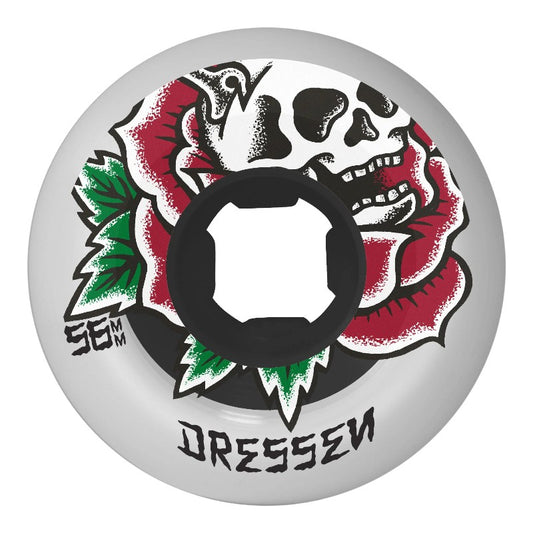 56mm 99a/95a Double Duro Dressen Rose Skull