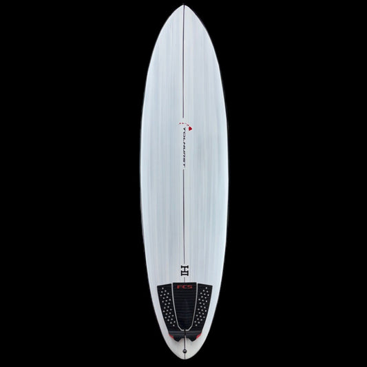 6'4" Mid 6 Mini, Thunderbolt Red, 36L