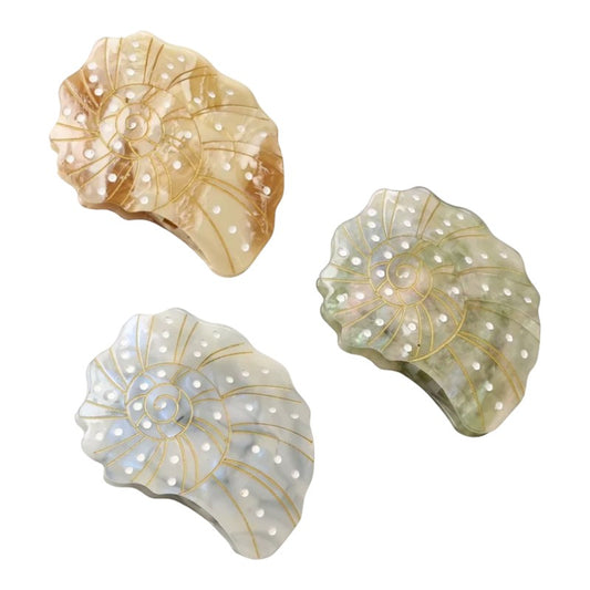 Big Rock Seashell Hair Clip