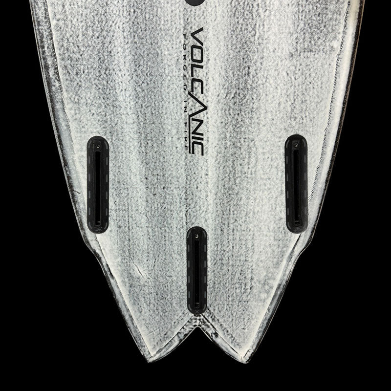 5'8" Great White Twin, volcanic, 29L