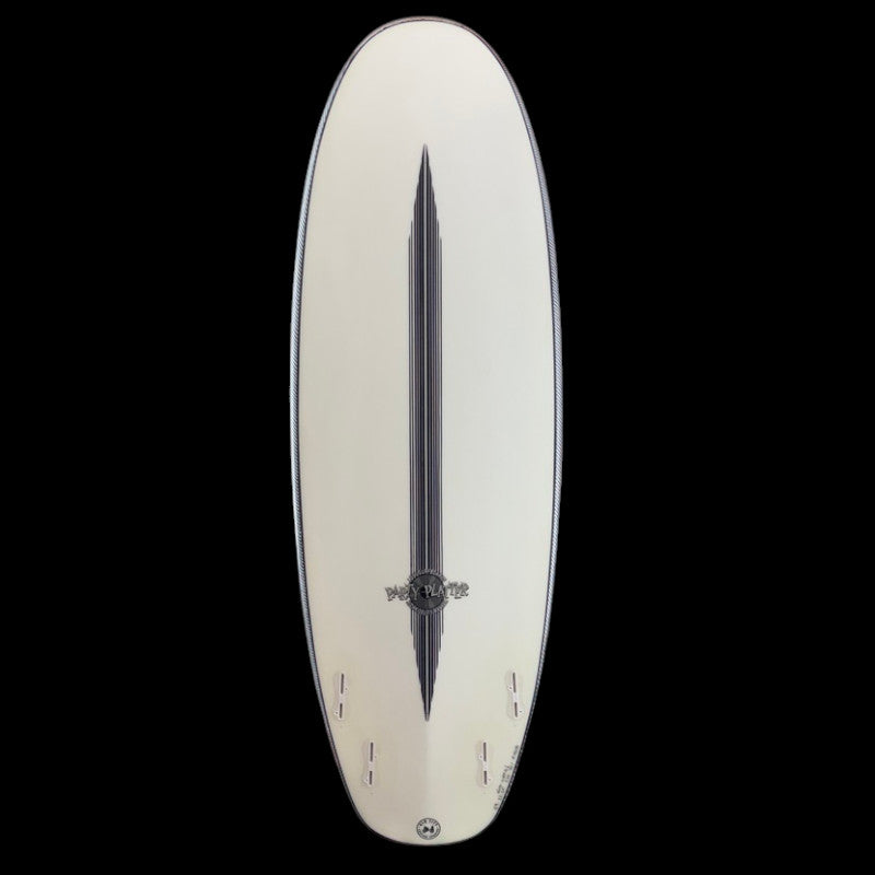 5'9" Party Platter, Black Dart, 40.1L
