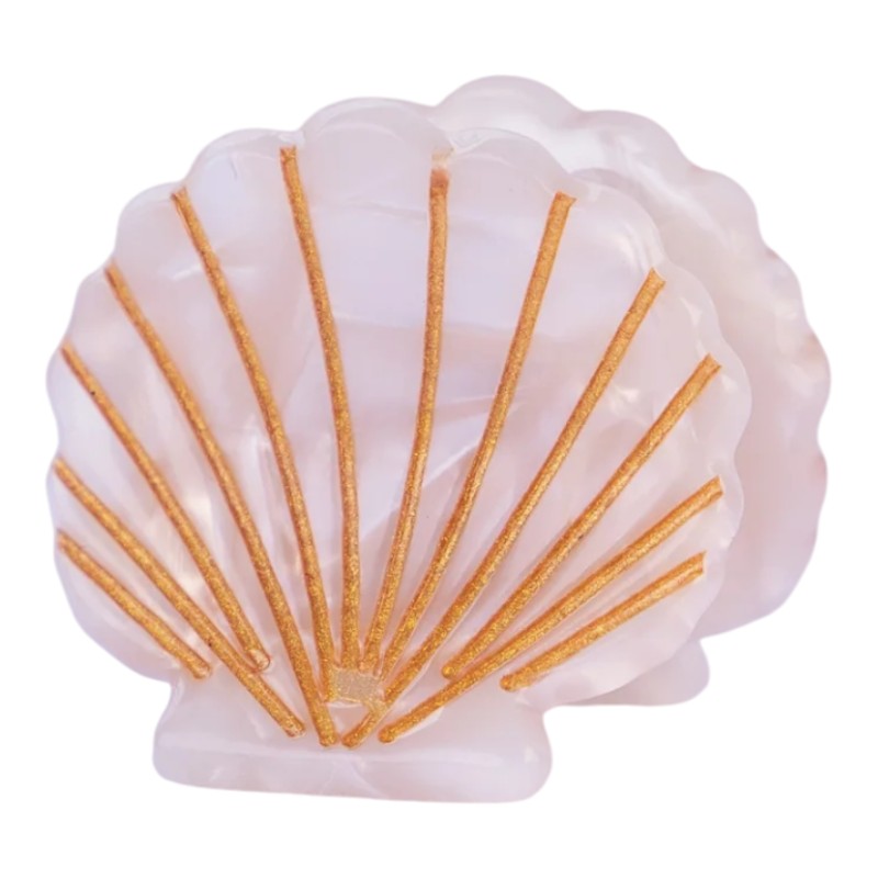 Kids Scallop Seashell Hair Clips