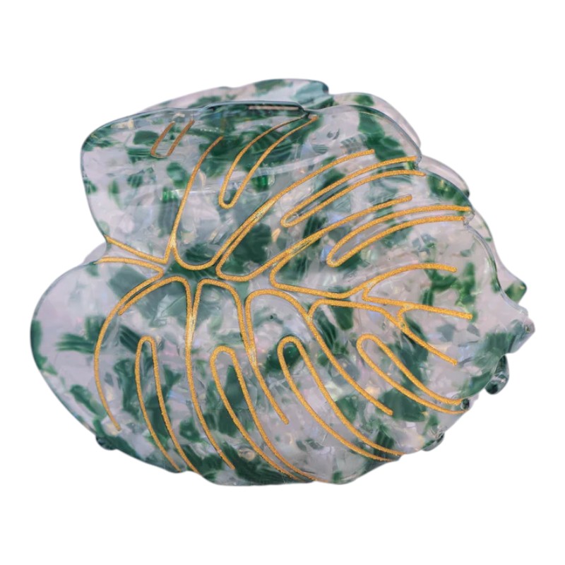 Monstera Hair Clip