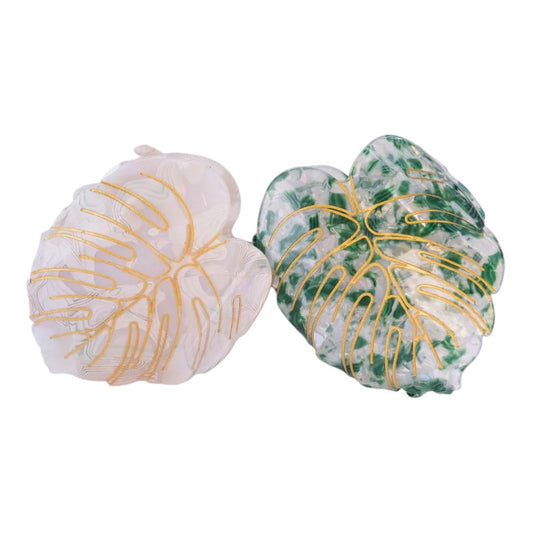 Monstera Hair Clip