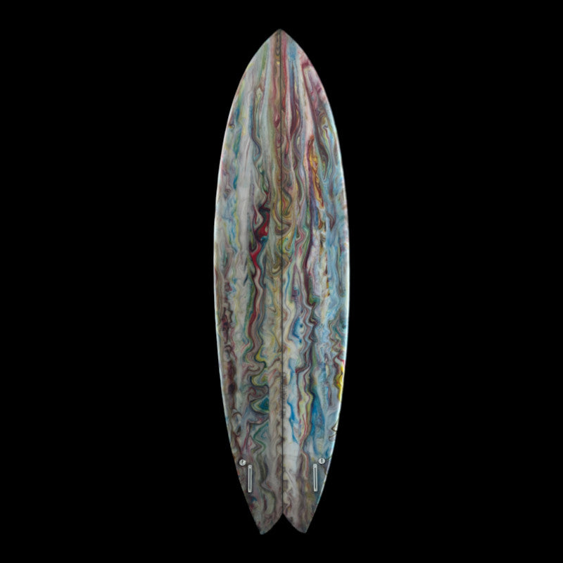 6'8" Long Fish Twinzer, pu
