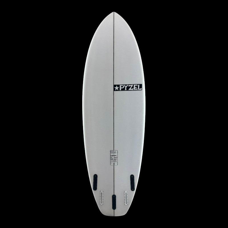 5'8" White Tiger, pu, 33.5L