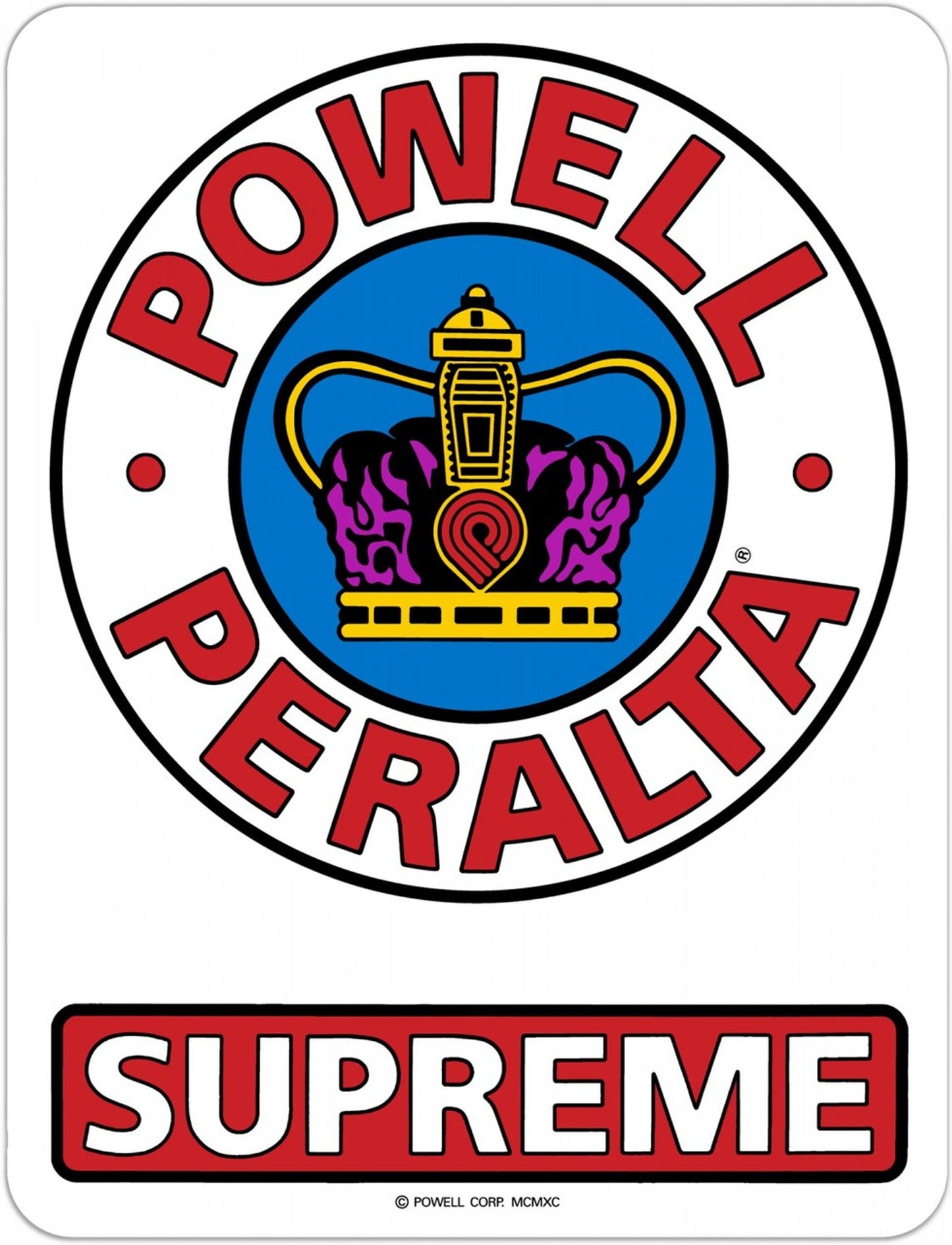 Powell Peralta Supreme OG Sticker