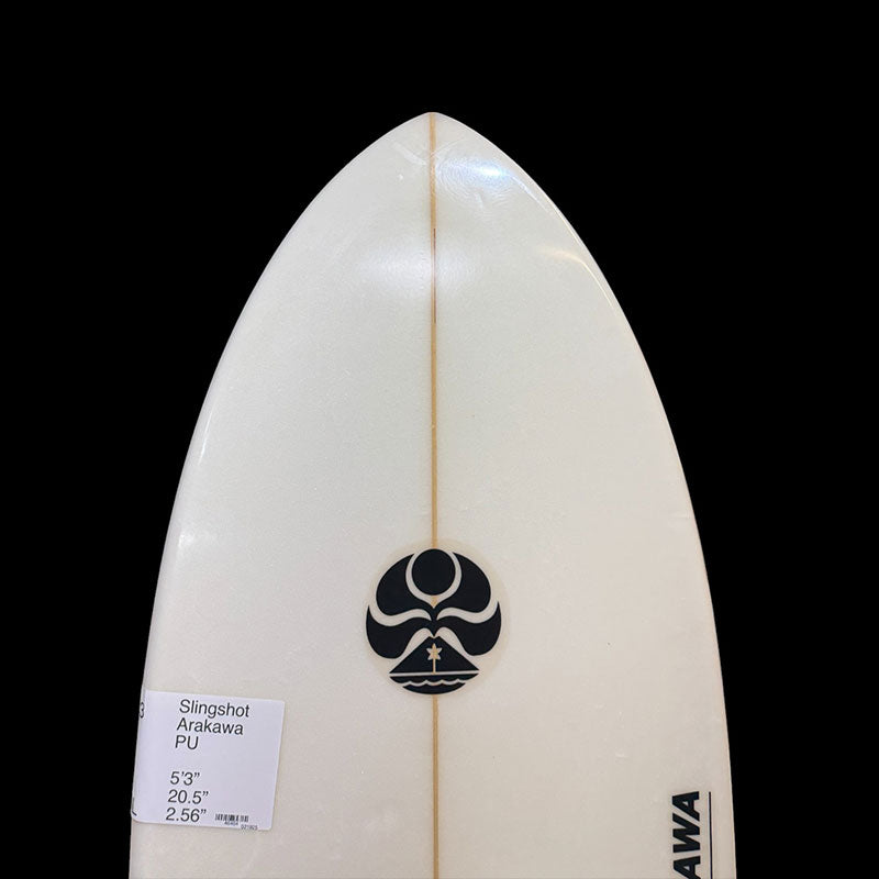 5'3" Slingshot, pu, 30.6L Glass on