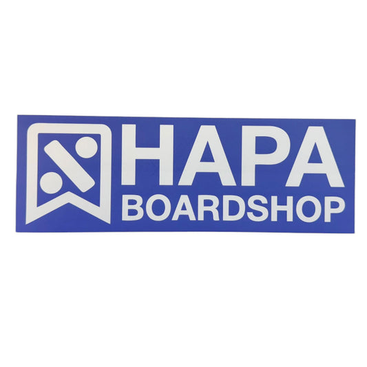 9" Hapa Boardshop bumper sticker