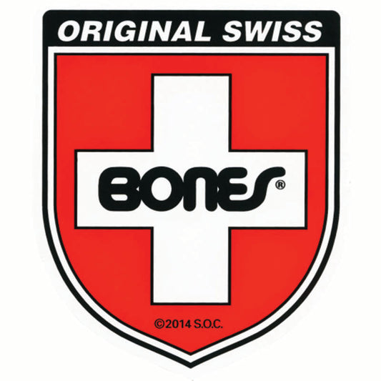 Swiss Bearing Shield Medium Sticker