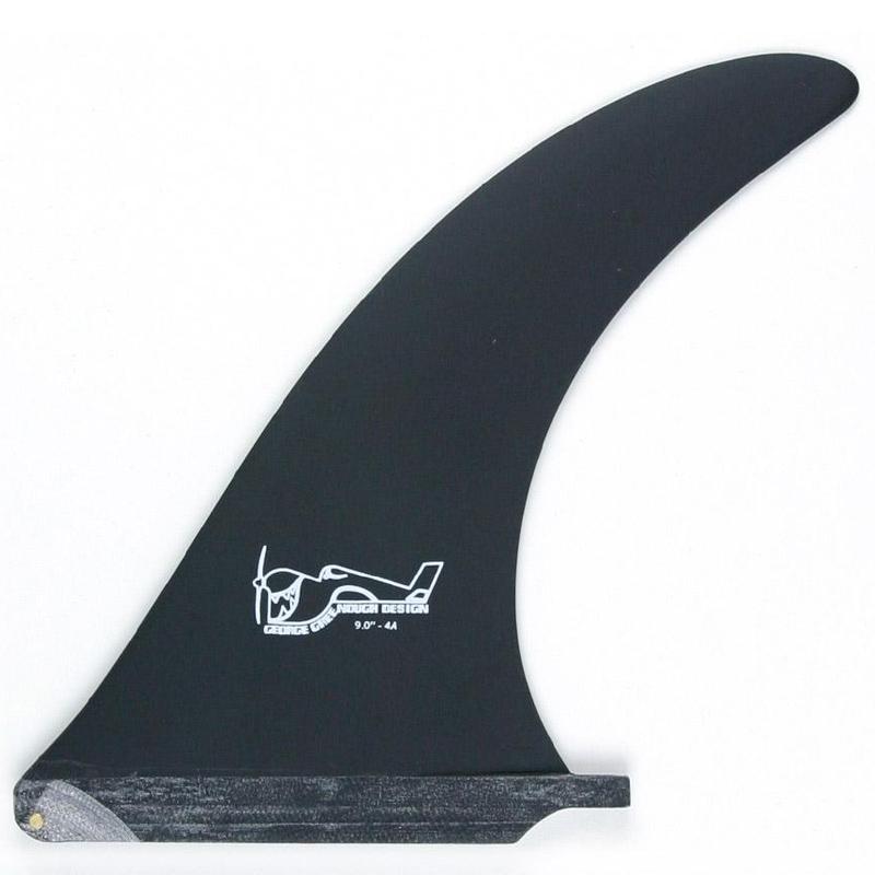 True Ames George Greenough 4A 10.5" single fin longboard black