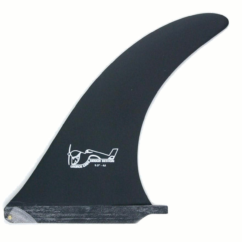 True Ames George Greenough 4A 9" single fin longboard black fin