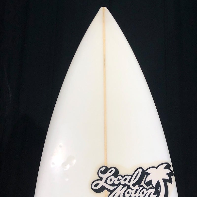5'8" Asing, with fins